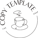 copy template shop logo stamp outline in black
