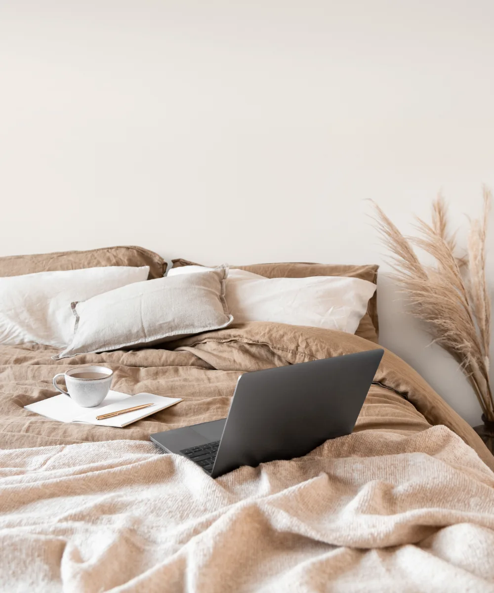 Cozy workspace — overcoming writer's block and building a writing mindset for website copy