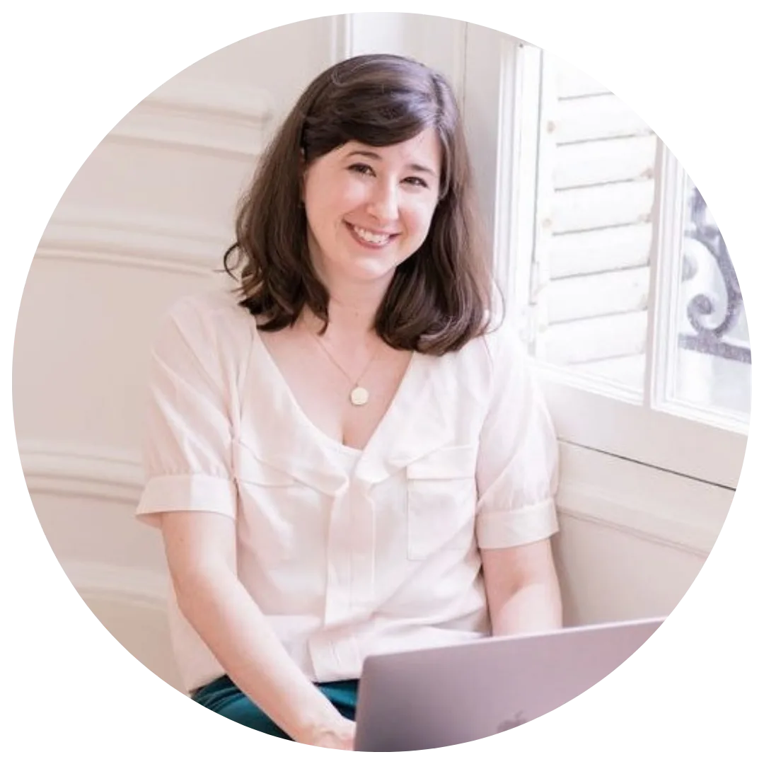 Michelle Pontvert of MichellePontvert.com, Strongly Brewed Websites student who wrote her website in one week