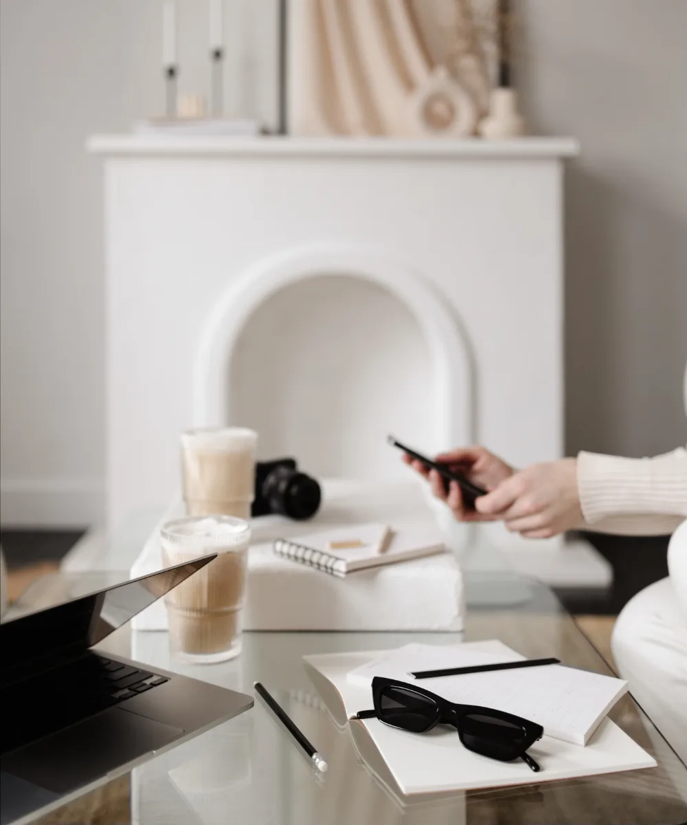 Laptop open on a desk — developing messaging strategy for service provider website copy