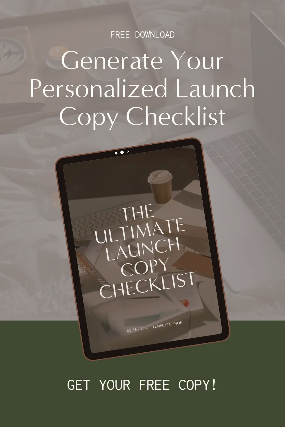 launch copy checklist download graphic