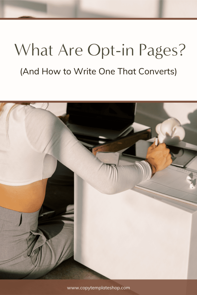 opt in pages