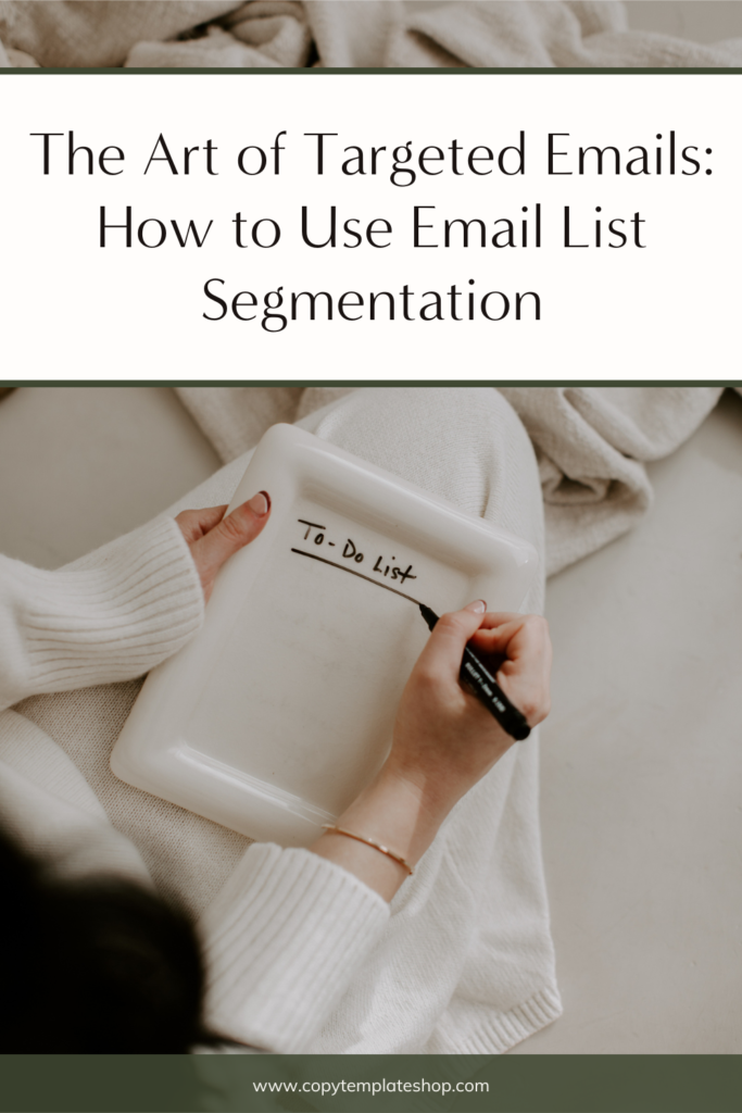 email list segmentation