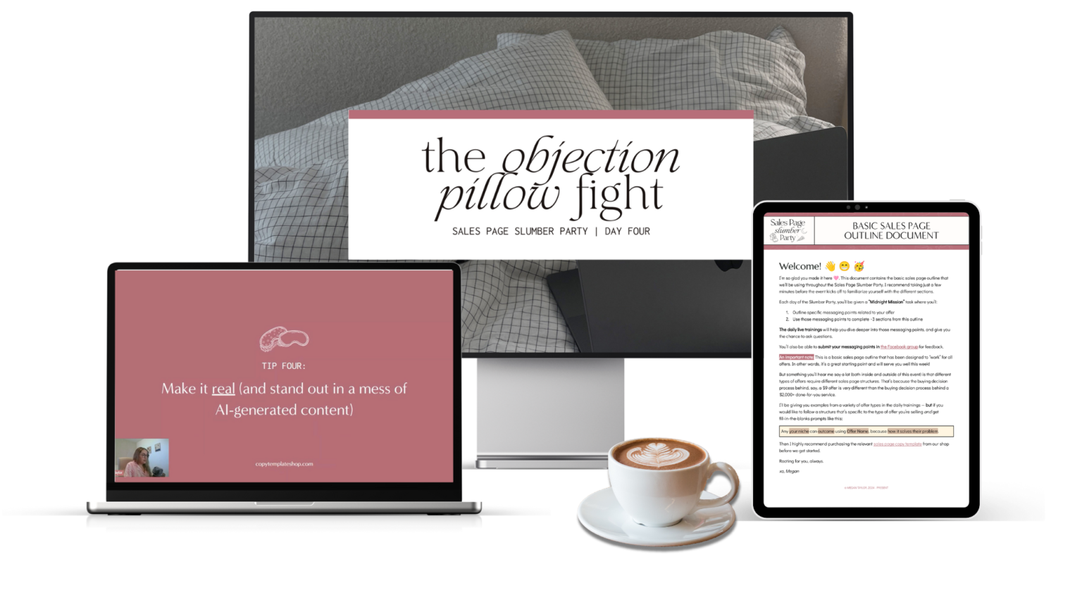 on-demand sales page copywriting bootcamp sales page slumber party