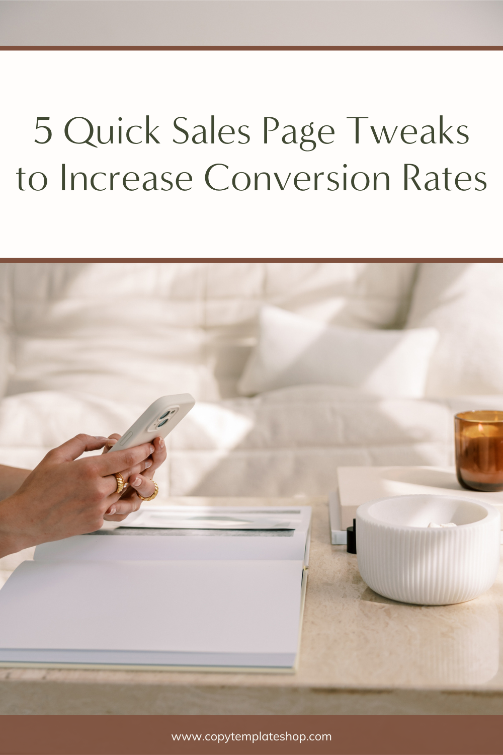 increase sales page conversions