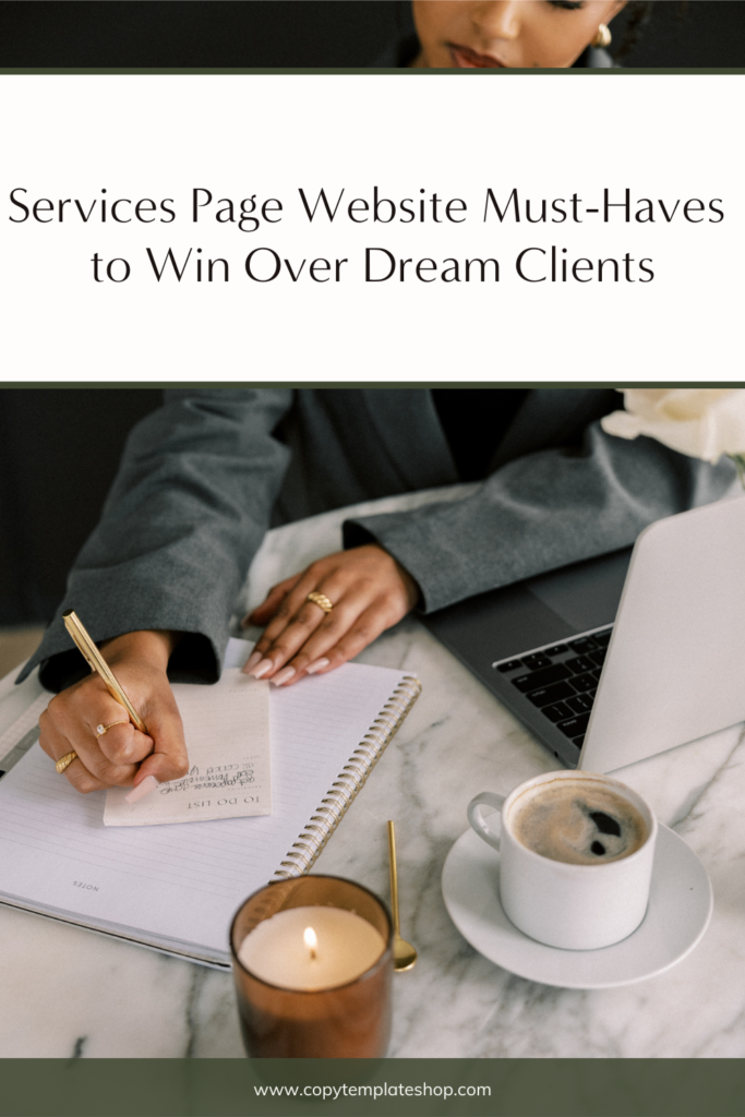 Services Page Website Must-Haves to Win Over Dream Clients