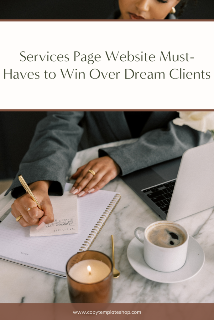 Services Page Website Must-Haves to Win Over Dream Clients