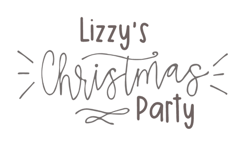 Lizzy's Christmas Party - as seen in logo