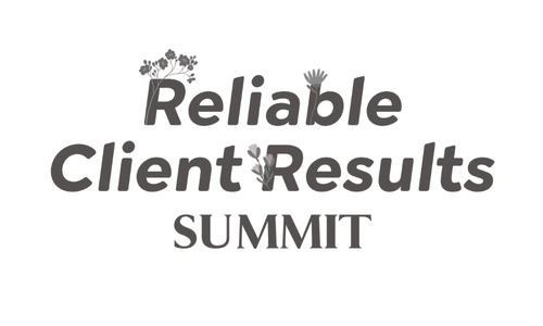 Reliable Client Results Summit - as seen in logo