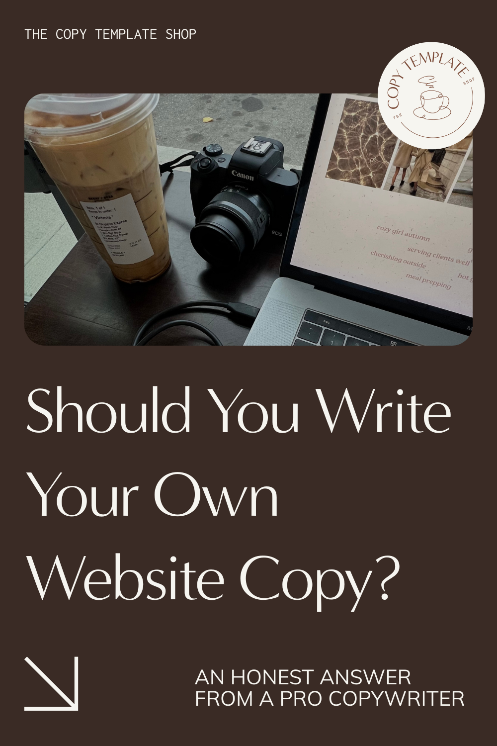 Pinterest Pin - Should You Write Your Own Copy