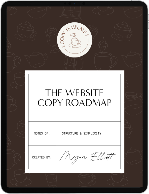 The Website Copy Roadmap