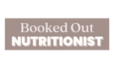 Booked Out Nutritionist Podcast - as seen in logo